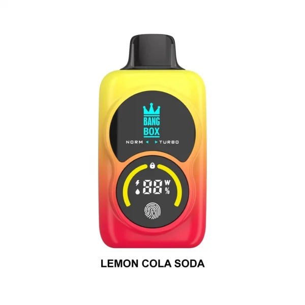 Bang Box 35K Puffs Touch Control Disposable Vape – Lemon Cola Soda
